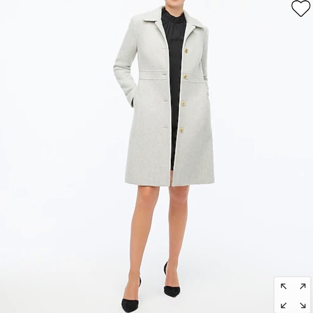 JCrew Factory Wool-blend Lady Coat
